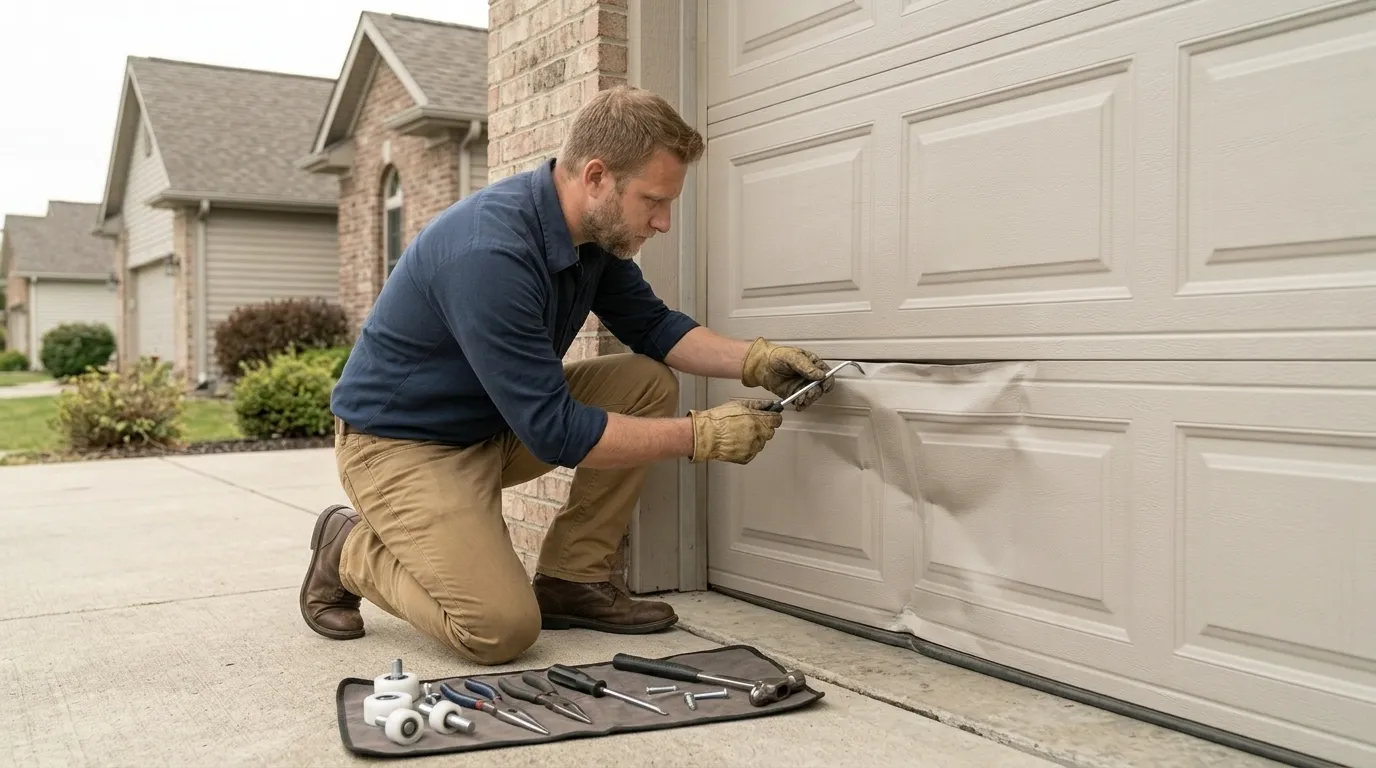 Garage Door Repair for Nitro's 1958-Era Housing Stock in Charleston