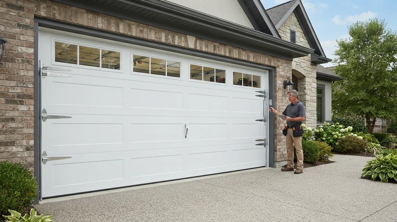 New Garage Door Installation for Teays Valley Homes in Charleston