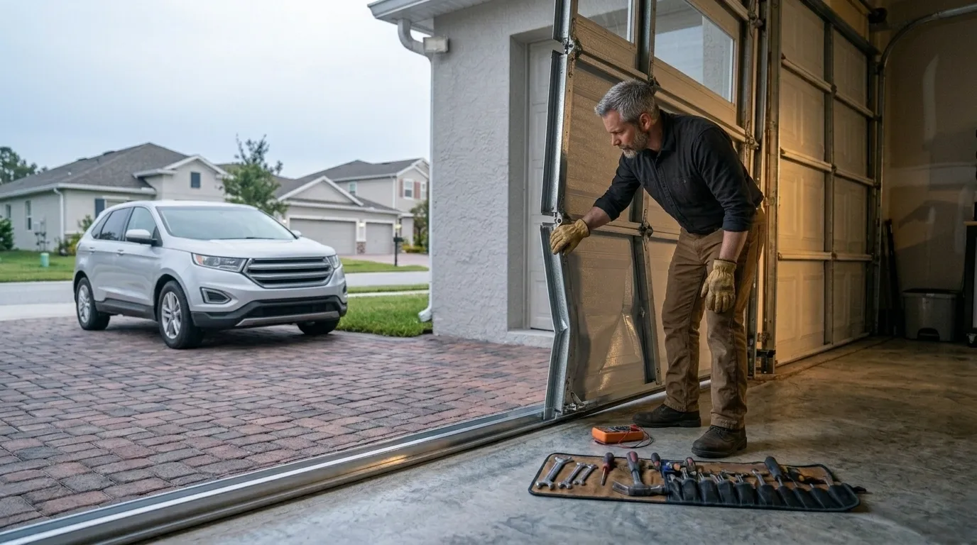 Off-Track Garage Door Repair, Sissonville WV in Charleston