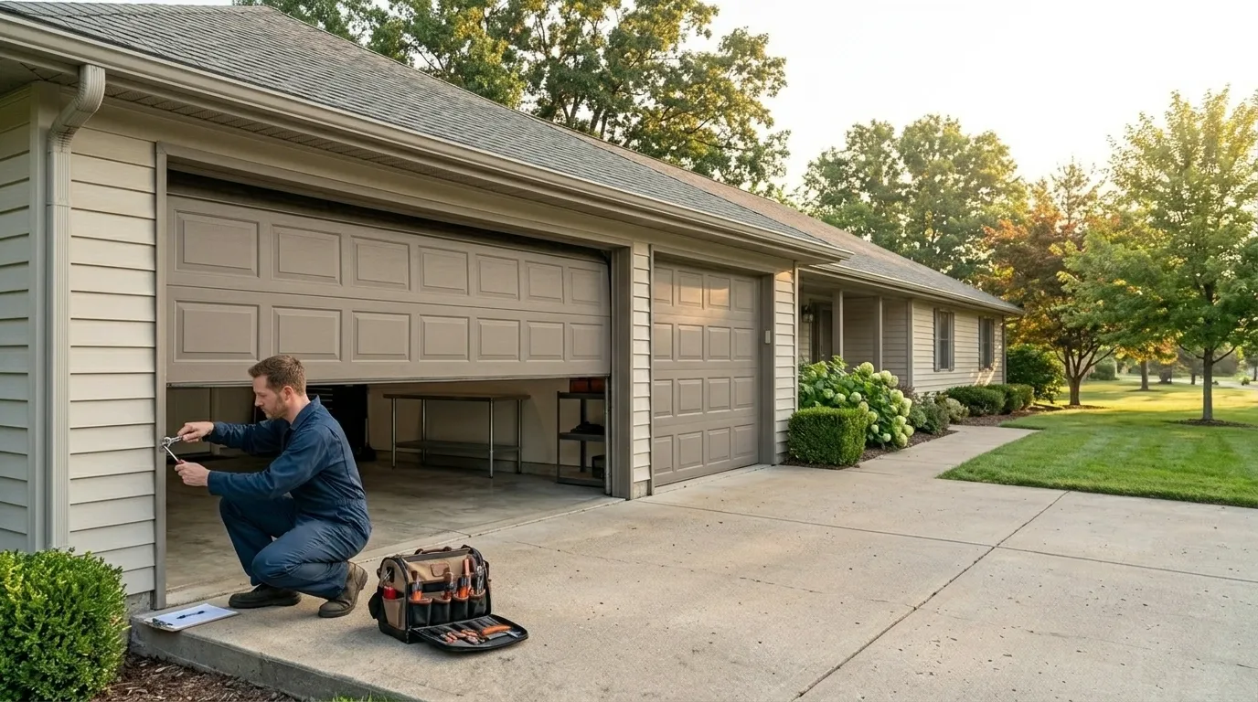 Off-Track Garage Door Repair for Teays Valley Homes in Charleston